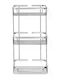 Sanco A3-005 00005-A03 Wall Mounted Bathroom Shelf Inox with 3 Shelves 26.5x12.5x51cm