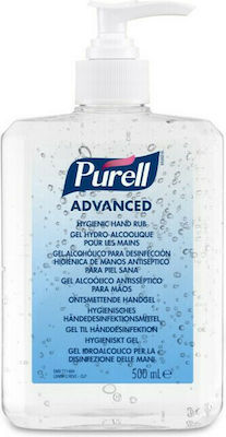 Purell Advanced Hygienic Hand Rub Dezinfectant Gel Pentru mâini cu pompă 500ml Natural