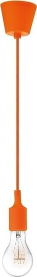 Nova Luce Swing Pendant Light Orange