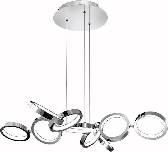 Nova Luce Pendant Light Gray 80x120cm