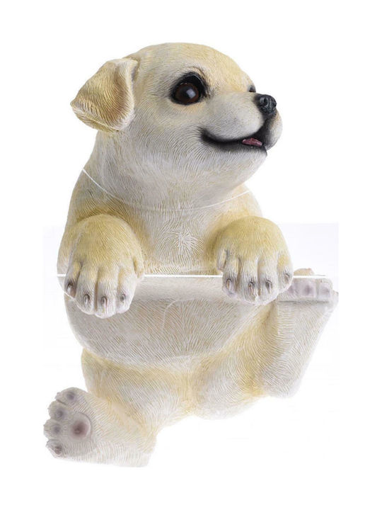 Inart Decorative Dog Polyresin 20x14x12cm 1pcs