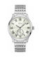 Guess Men's Watch 44mm Chronograph Battery with Silver Metal Bracelet