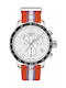 Tissot Quickster Chronograph NBA Oklahoma City Thunder Часовник Хронограф Батерия с Червен Платнена каишка