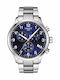Tissot Chrono XL Classic Men's Watch 45mm Battery Chronograph with Silver Metal Bracelet
