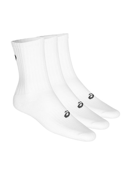 ASICS Κάλτσες για Τέννις Λευκές 3 Ζεύγη