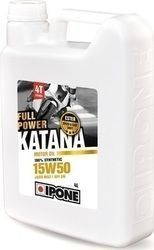 Ipone Full Power Katana Συνθετικό Λάδι Μοτοσυκλέτας για Τετράχρονους Κινητήρες 15W-50 4lt