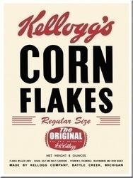 Nostalgic Art Kelloggs Corn Flakes Retro Package