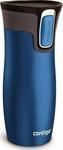 Contigo West Loop Glas Thermosflasche Rostfreier Stahl BPA-frei Blau 470ml mit Mundstück 2095799