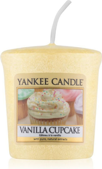 Yankee Candle Lumânare Aromată cu Aromă Prăjitură cu vanilie Bej 49gr 1buc