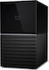 Western Digital My Book Duo USB 2.0 / USB 3.0 / USB-C Външен HDD 20TB 3.5" Черен