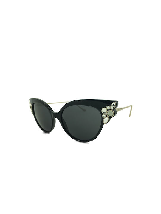 Liu Jo LJ685SR 001 Women's Sunglasses with Black Frame