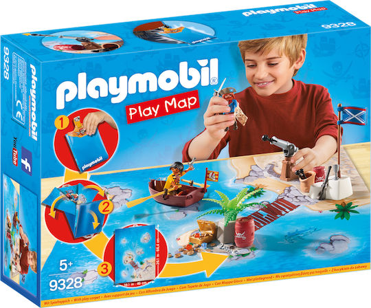 Playmobil Play Map Pirați cu Hartă pentru 5+ ani