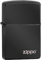Zippo Classic Logo Windproof Lighter Flame Blac...