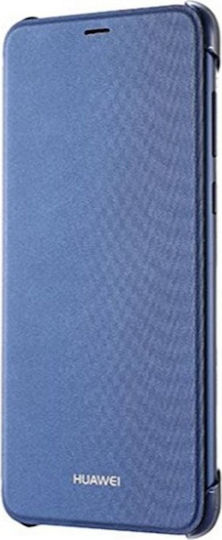 Huawei Flip Cover Book Δερματίνης Μπλε (Huawei P Smart)