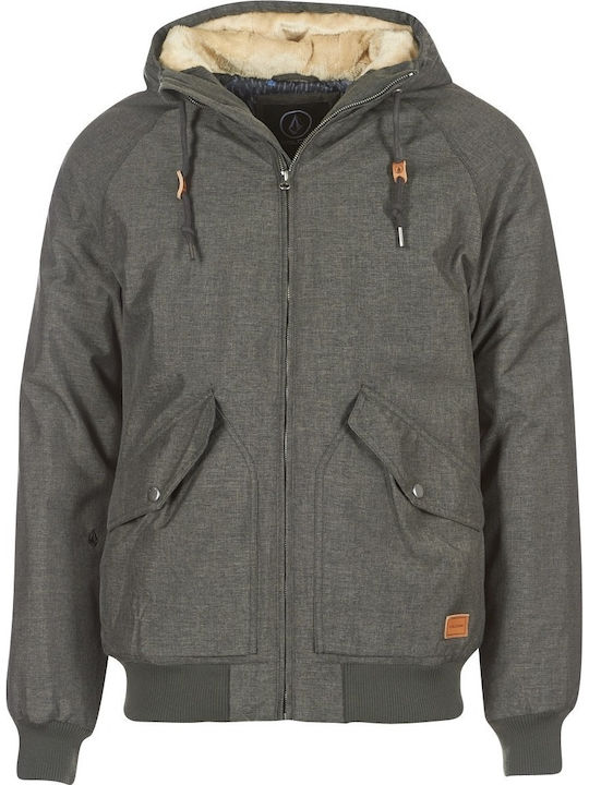 Volcom Master Coaster Men s Jacket Waterproof and Windproof Gray