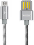 Remax Serpent RC-080m Geflochten USB 2.0 auf Micro-USB-Kabel Silber 1m 1Stück
