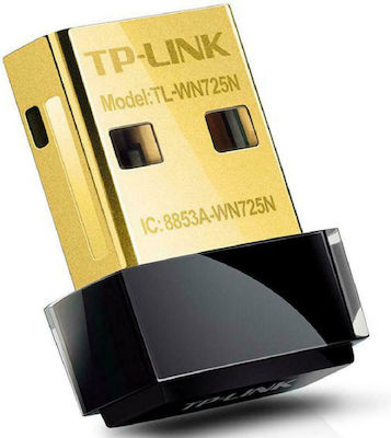 TP-LINK TL-WN725N v3 Ασύρματος USB Αντάπτορας Δικτύου 150Mbps