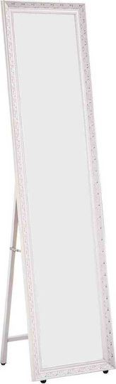 Woodwell Mirror Ορθογώνιος Λευκός 148x39cm