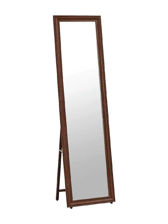 Woodwell Καθρέπτης Δαπέδου με Ξύλινο Πλαίσιο Mirror 40x2.5x148εκ.