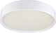 Viokef Μοντέρνα Μεταλλική Πλαφονιέρα Οροφής με Ντουί E27 σε Λευκό χρώμα 37cm