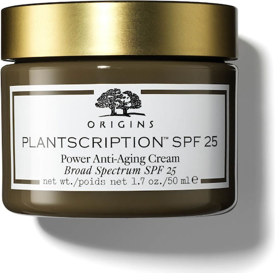 Origins Plantscription Κρέμα Προσώπου με SPF25 για Αντιγήρανση & Σύσφιξη 50ml