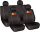 Momo Car Cover Set 7pcs Polyester 003 Black
