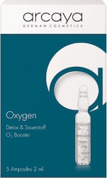 Arcaya Oxygen Ampoules 5x2ml Hidratant Scaun de mașină pentru copii Față pentru Detoxifiere 5x2ml