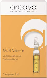 Arcaya Multi Vitamin Ampoules 5x2ml Anti-îmbătrânire Serum Față 5x2ml