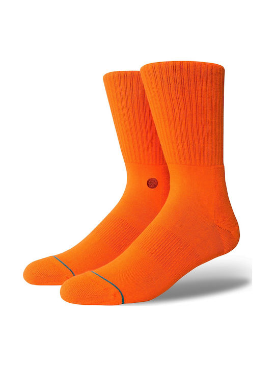 Stance Icon Athletic Socks Orange 1 Pair
