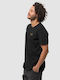 Jack Wolfskin Essential Men's Athletic T-shirt Short Sleeve Black