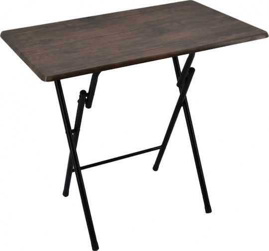 Table Foldable 80x50x70cm Brown Table Foldable 80x50x70cm Brown
