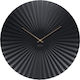 Karlsson Wall Clock Metallic Black Ø40cm