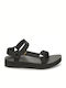 Teva Midform Universal Women's Flat Sandals Sporty in Black Color