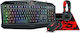 Redragon S101-BA Gaming Keyboard Set with RGB lighting & Mouse (English US)