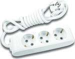 Panasonic 3-Outlet Power Strip 3m White