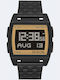 Nixon Ceas Digital Pentru Bărbați 38mm Cu Baterie Brățară Din Metal Neagră