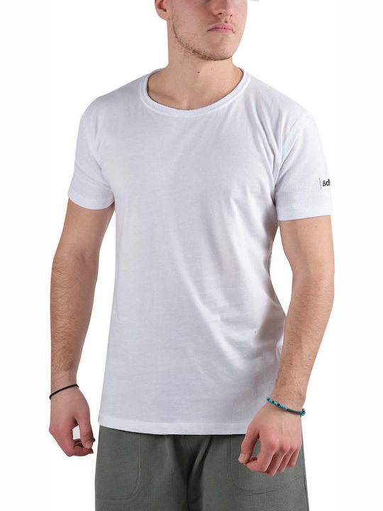 BodyTalk Herren Sport T-Shirt Kurzarm Weiß