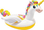 Intex Kids Inflatable Ride On Unicorn with Handles White 201cm