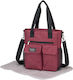 Bimbi Dreams Shoulder/Hand Diaper Bag Denim Small Bordeaux 30cm.