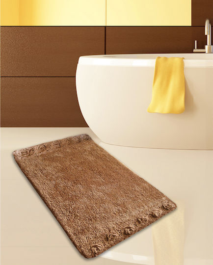 San Lorentzo Бански килим Памук Правоъгълена 925 Double Lace Camel 50x80бр