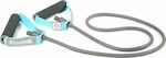 Reebok Gymtube Resistance Band Light with Handles Gray Level 1