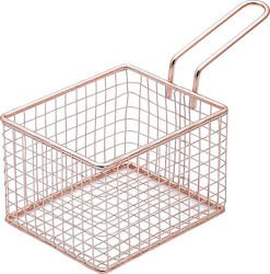 Espiel Metallic Serving Deep Fry Basket L20.5xW12xH8cm