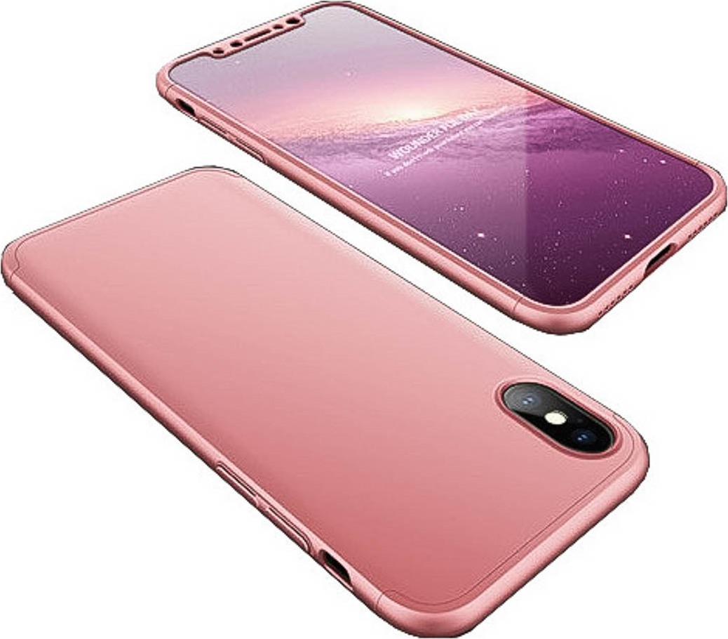 Back Cover 360° Full Cover Rose Gold (iPhone X/Xs) Skroutz.gr
