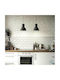Ideal Lux Breeze SP1 Ρυθμιζόμενο Κρεμαστό Φωτιστικό Μαύρο Καμπάνα με Ντουί E27 23.5x33εκ.