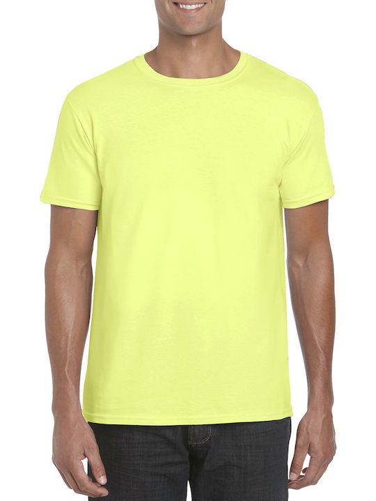 Gildan Softstyle 64000 Men's Short Sleeve Promotional T-Shirt Cornsilk