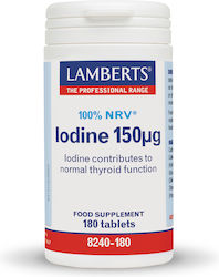 Lamberts Iodine 180 ταμπλέτες Lamberts Iodine 180 ταμπλέτες