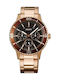 Orient Uhr Batterie mit Rose Gold Metallarmband