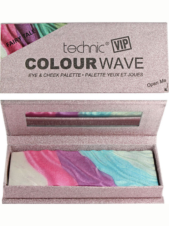 Technic VIP Colour Wave Παλέτα Μακιγιάζ για Πρόσωπο & Μάτια Fairytale 18.5gr