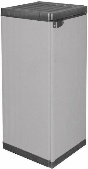 Single-Leaf Low Single Plastic Cabinet with 1 Shelf Suitable for Small Spaces 34x39.5x85 cm