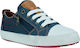 Geox Kinder-Sneaker Anatomisch Blau